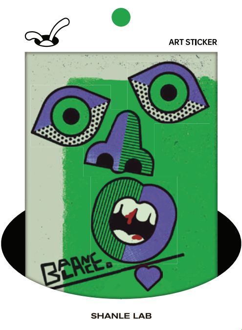 THE PLAY FACE | YONG STICKER | by SHANLE LAB