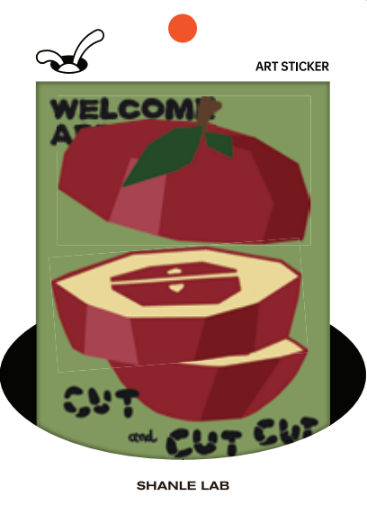 POLYGON VEGETATION | CHEWY STICKER | by SHANLE LAB