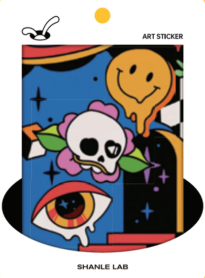 E=MC2-J | CHEWY STICKER | by SHANLE LAB