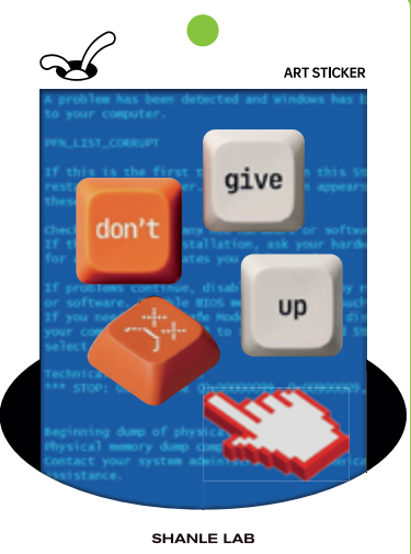 SILENT REBELLIONS | YOUNG STICKER | by SHANLE LAB