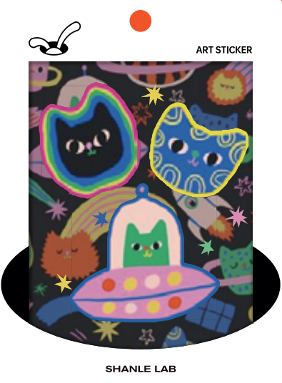 FEVER FAUNA | PIPI STICKER | by SHANLE LAB