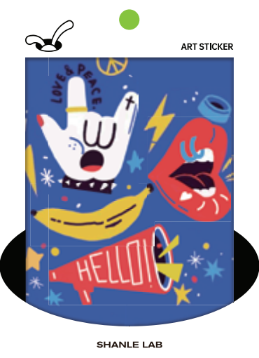 FROLIC | CHEWY STICKER | by SHANLE LAB