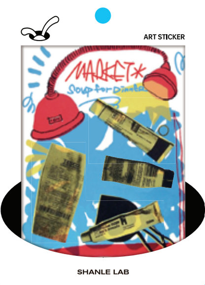 ASSEMBLAGES | CHEWY STICKER | by SHANLE LAB