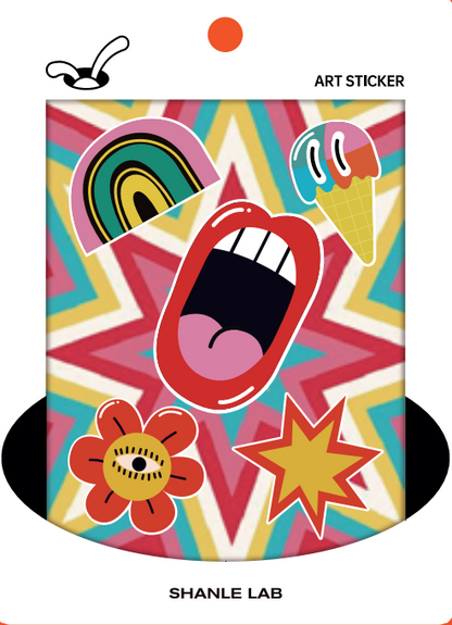 RADIO SENTIMENT | YOUNG STICKER | by SHANLE LAB