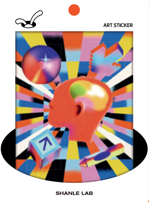 RADIO SENTIMENT | YOUNG STICKER | by SHANLE LAB