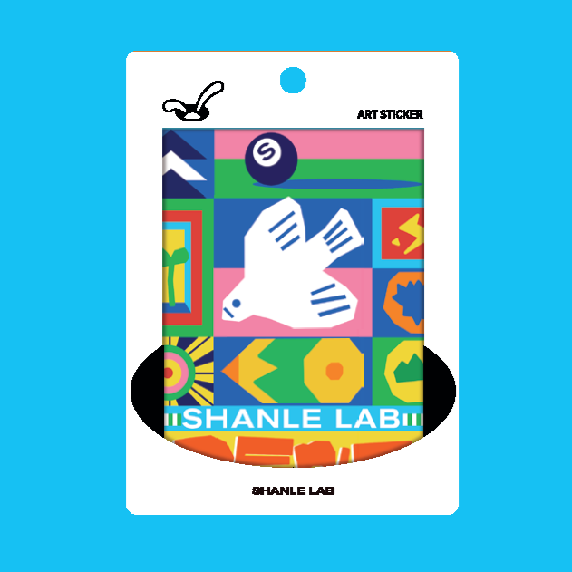 PEACE | CHEWY STICKER | by SHANLE LAB